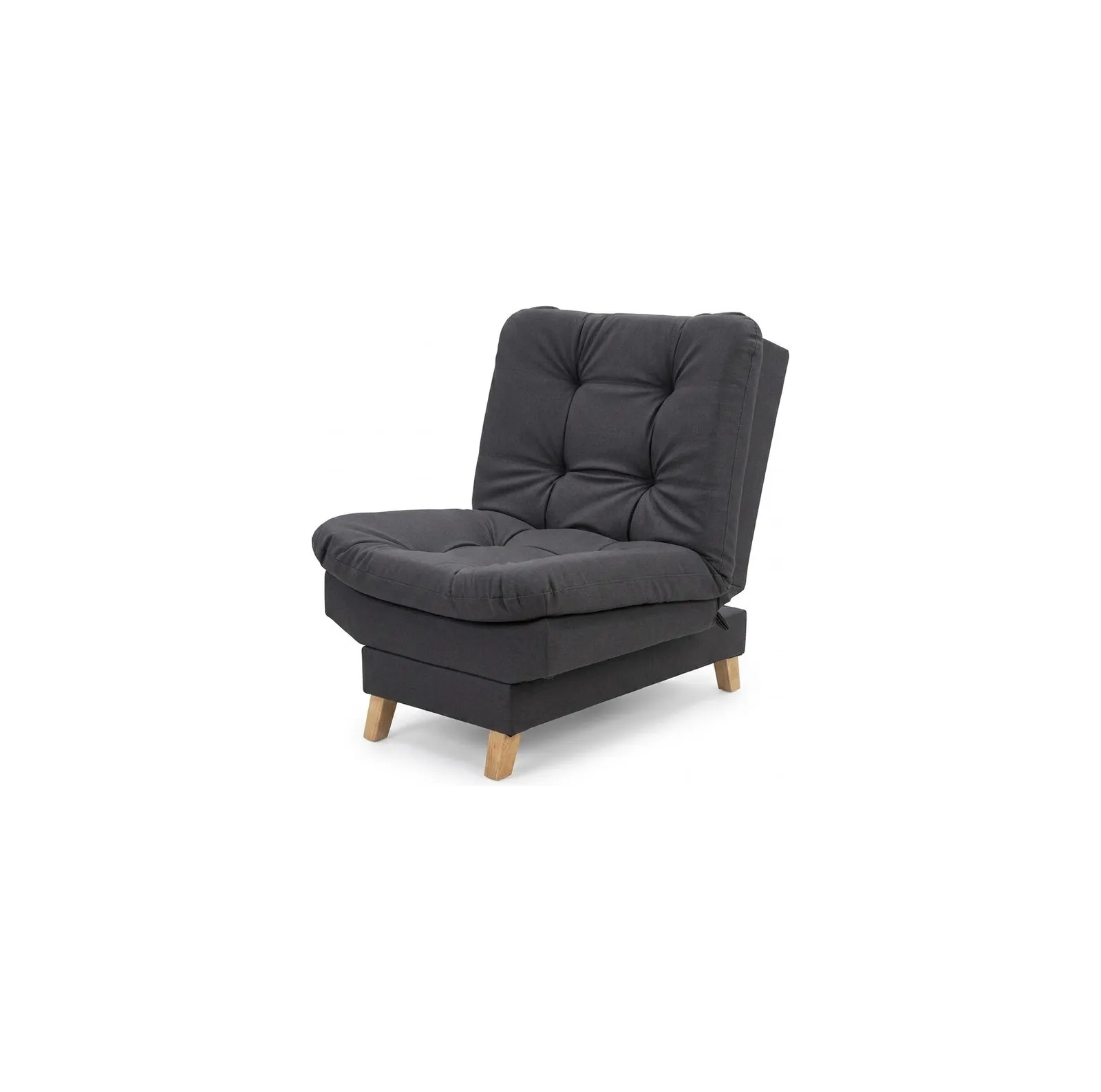 Poltrona capitoné en gris — ITER Muebles